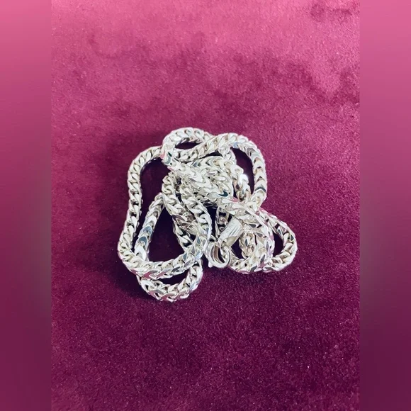 925 Silver Franco Necklace - Picture 8 of 9